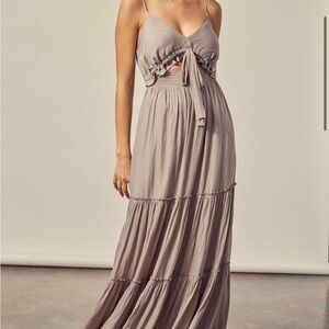 VICI maxi cut out dress